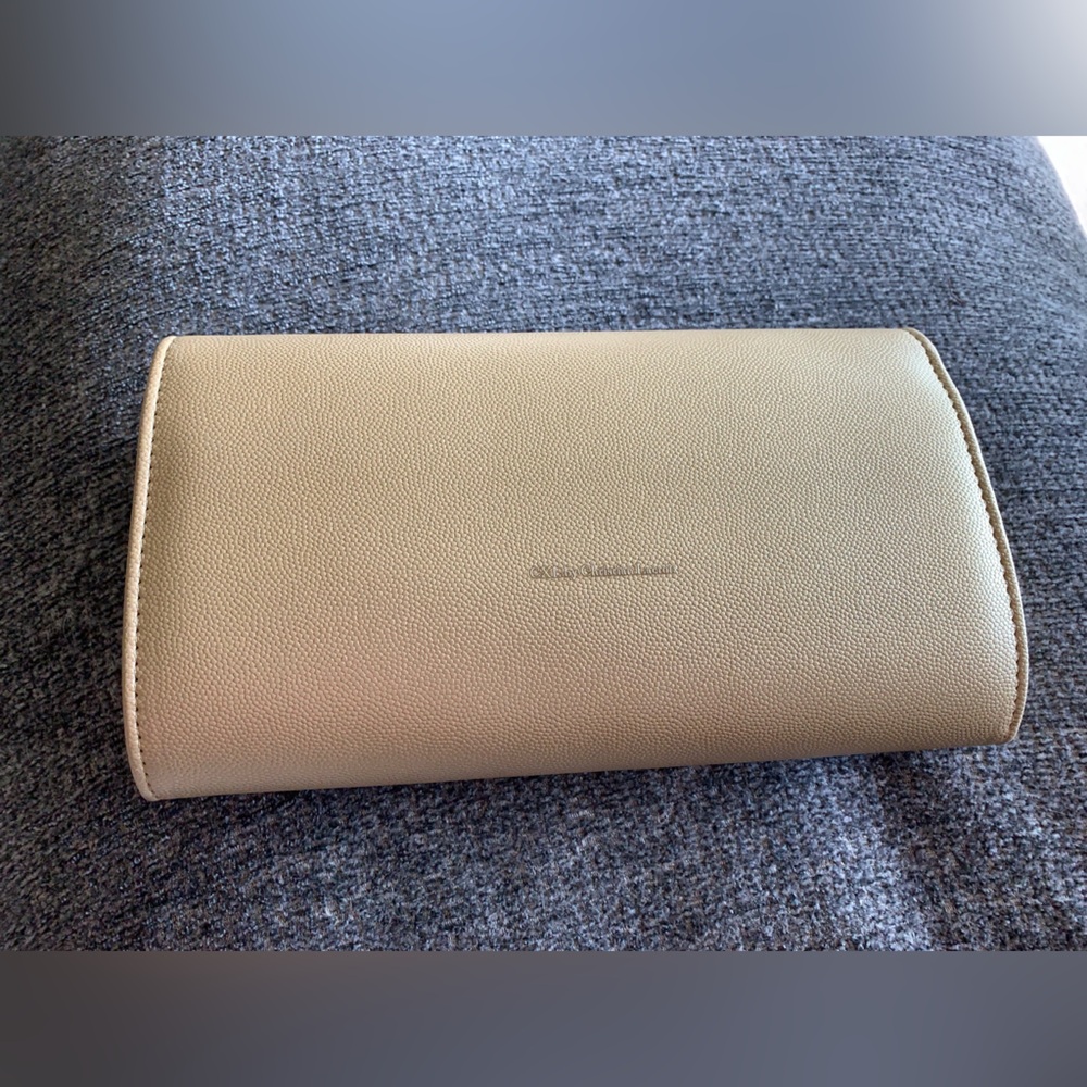 CXL by Christian Lacroix Paris Caviar Gold Clutch with Detachable Chain  NWT 🌴 - Picture 2 of 9